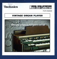 Klassischer Orgel Registrierungen Diskette Technik KN7000 KN6000 KN5000,KN3000
